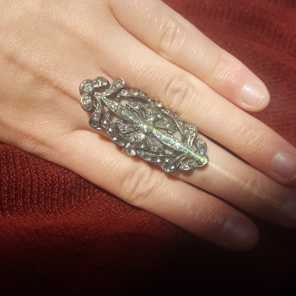 Rhinestone ring